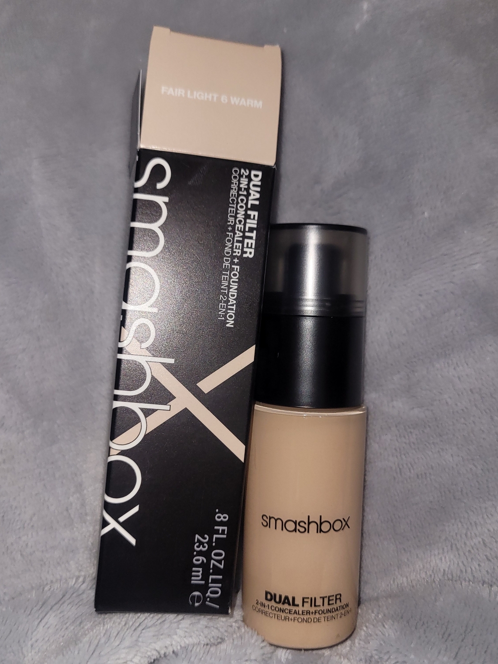 Smashbox Dual Filter 2-in-1 Concealer + Foundation Fair Light 6 Warm BNIB